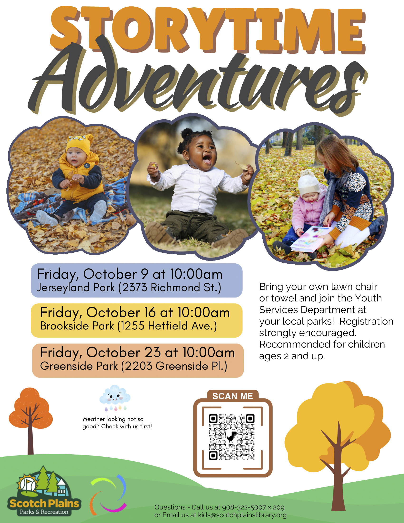 Fall 2026 Storytime Advenutes