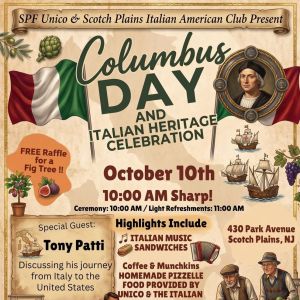 Columbus Day Event - Oct. 10