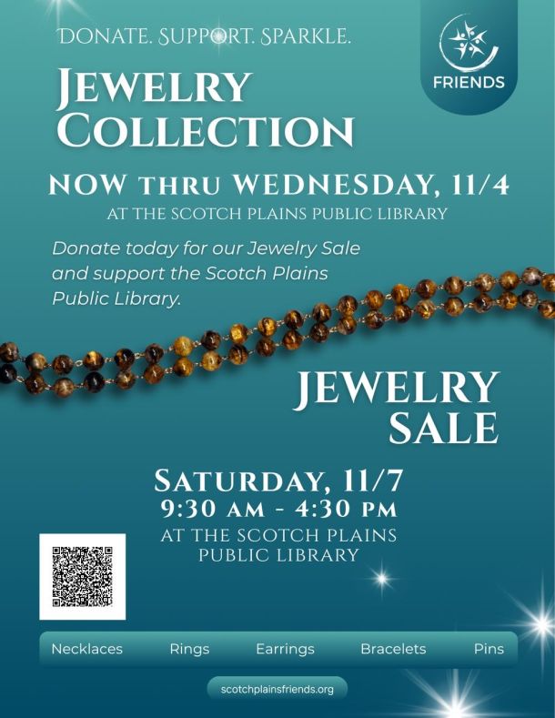 Friends of the Scotch Plains Public Library Host Annual Jewelry Collection and Sale